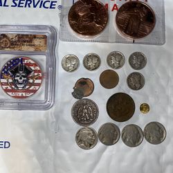 Silver and copper and gold