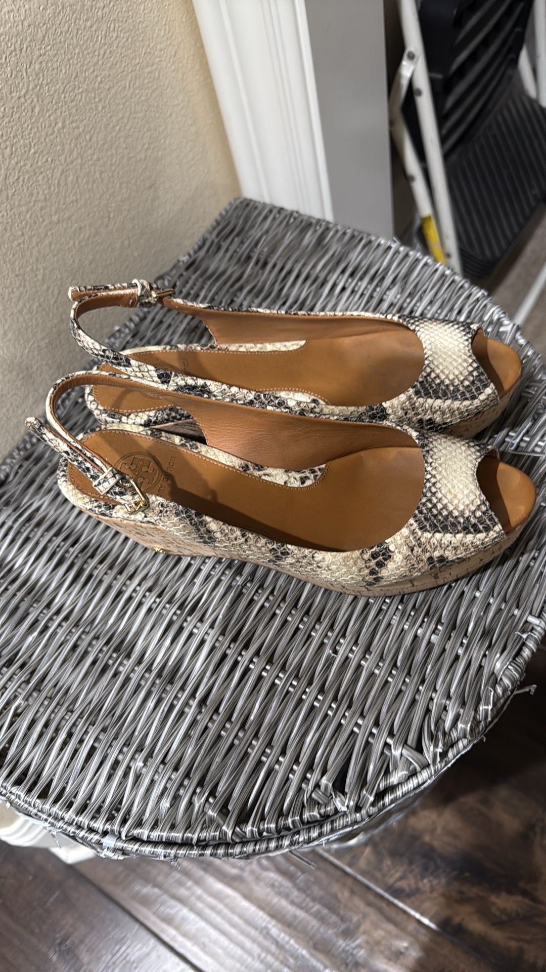 Tory birch platform wedge