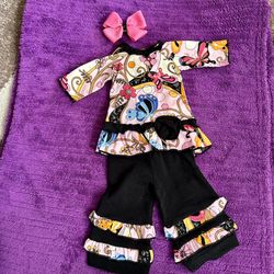 America Girl Doll 3 Pc Art Deco Set
