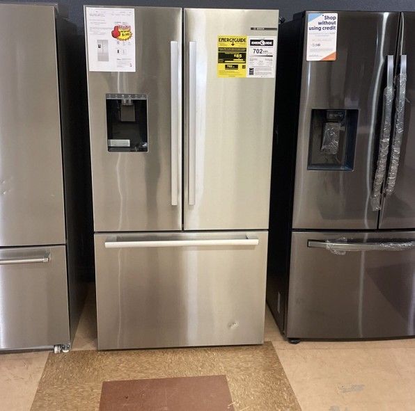 Bosch 3 Door French Door Refrigerator With Water Dispenser And Ice