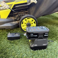 RYOBI 13 in. ONE+ 18 Volt Cordless Battery Walk Behind Push Lawn Mower