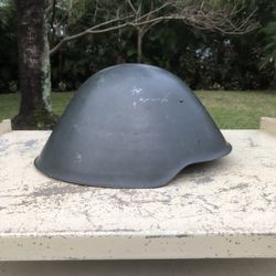 GDR East German Military / NVA M56 Steel Helmet With Zinc Ring And 3 Rivets / A 