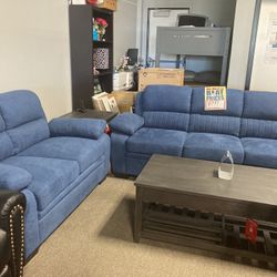 awesome sofa loveseat 💙🫶🏼 $899