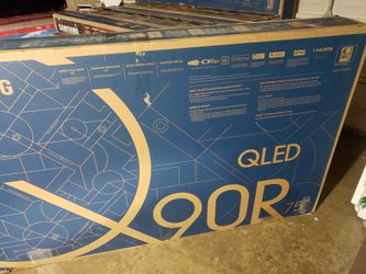 TV Samsung 75", 4k, Q90R, 240 Hz, 2019 Model, Dynamic Cristal Color, HDR, Bixby,