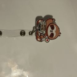 Sloth With Coffee Badge Reel 