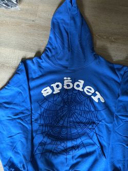 Blue spider hoodie