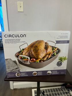 🔥 NEW Circulon Roasting Pan w/ Rack – Open Box – Never Used 🔥
