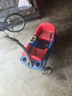 Hard plastic wagon step 2
