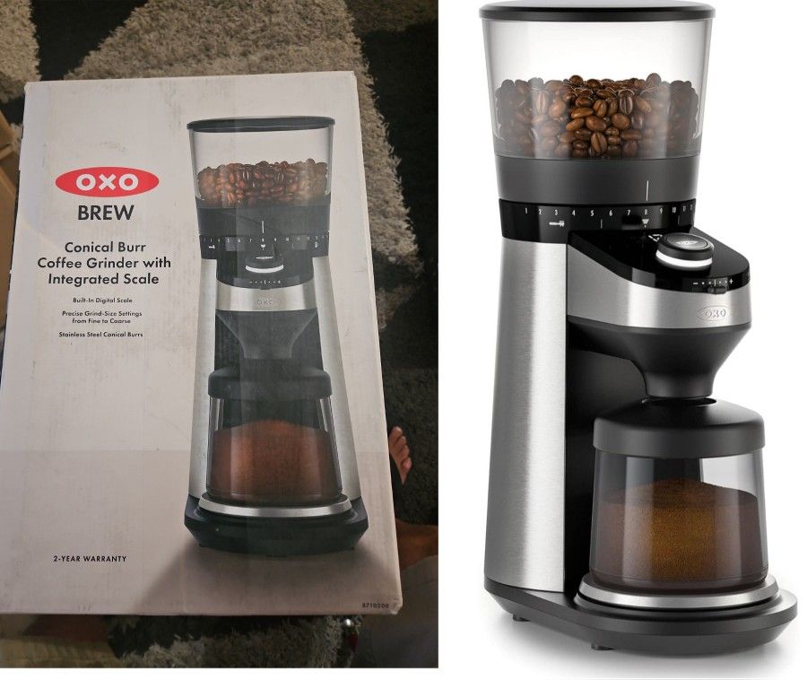OXO Brew Conical Burr Coffee Grinder with Scale