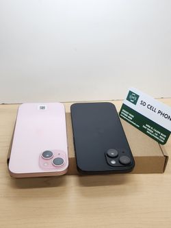 iPhone 15 128 GB Unlocked For Any Carrier | Black Or pink | Store Pick Up Only