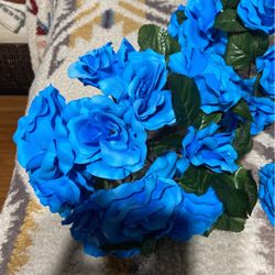 Blue Bouquet Roses