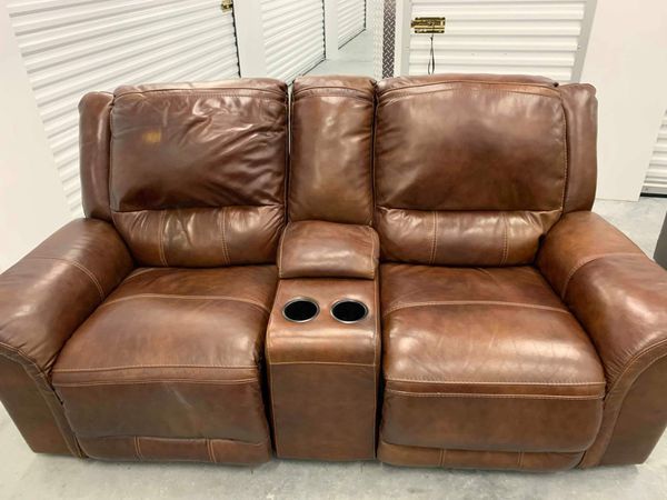 Leather Double Electric Reclining Loveseat for Sale in Tampa, FL - OfferUp