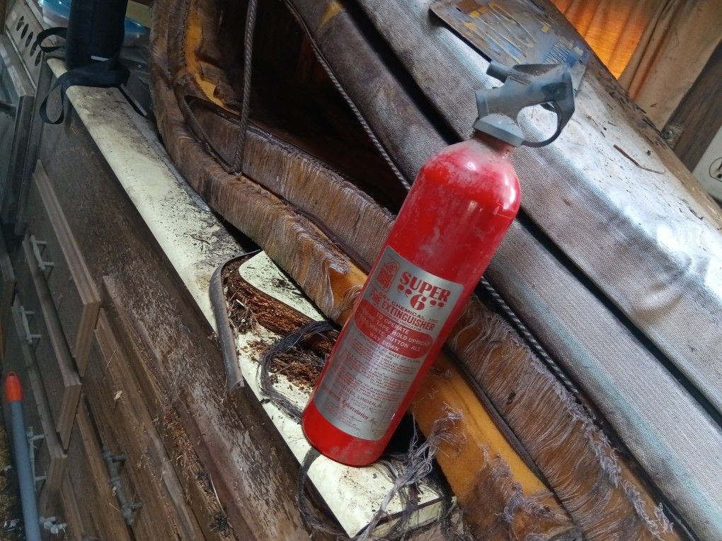 Vintage Super 6 Fire Extinguisher