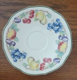 Vintage Villeroy & Boch Melina 6" Saucers – Set of 3 – West Germany