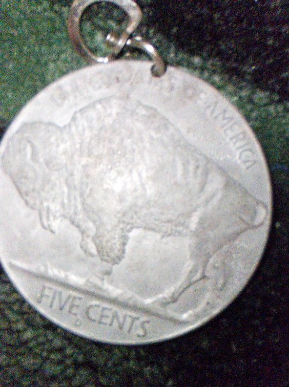 1937 D Buffalo Nickel Medallion With 3 Legged Buffalo 