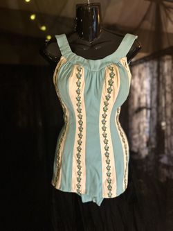 Vintage Swimsuit From 40’s - Could Be Worn As Dress