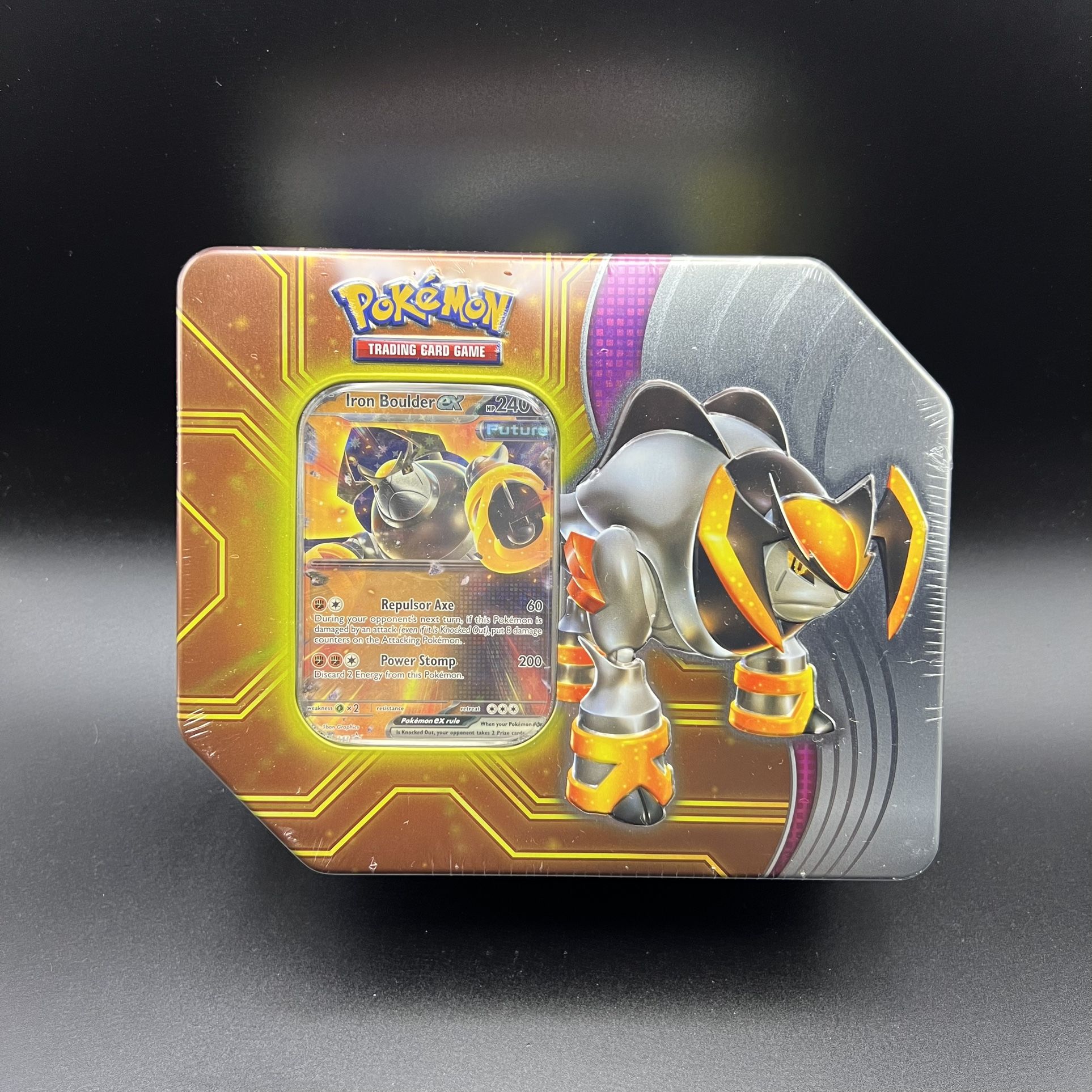 Pokemon Iron Boulder Tin