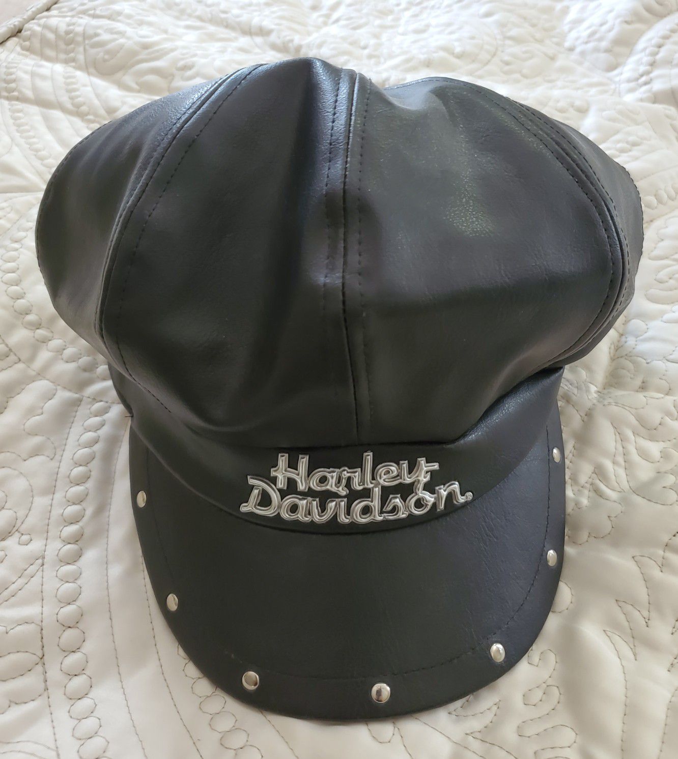 Harley Davidson Leather hat