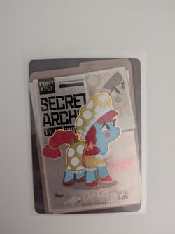 Mrs. Cup Cake my little pony card
