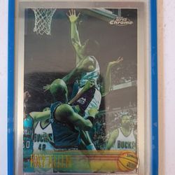 1996-97 Topps Chrome Ray Allen Rookie Card 