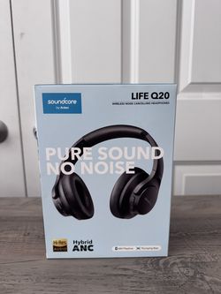 Soundcore Anker Life Q20 Hybrid Active Noise Cancelling Headphones (new/sealed)
