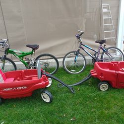Kids Bikes And Wagons 