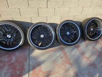 Asanti 3 Piece Staggered Wheels 22"