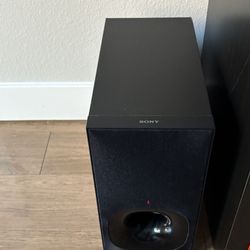 Sony Sound Bar And Sub 