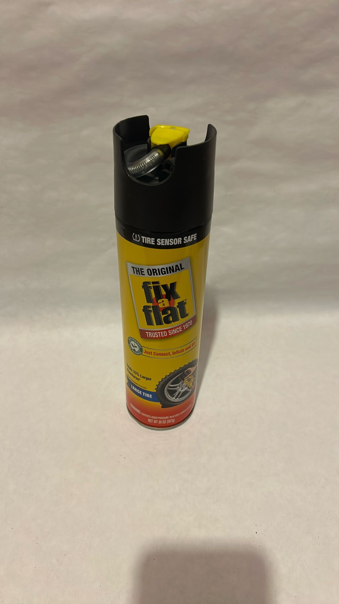 20-ounce can of Fix-a-Flat Large Tire sealant and inflator