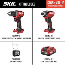 Skil Cordless Impact And driver Drill