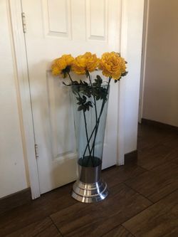 Vase and flowers