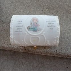 Precious Moments "June" Keepsake Ceramic Box
