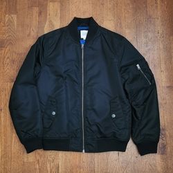 GAP Men's Black Bomber Jacket (Size: XS)