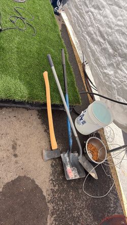 Shovel and ax