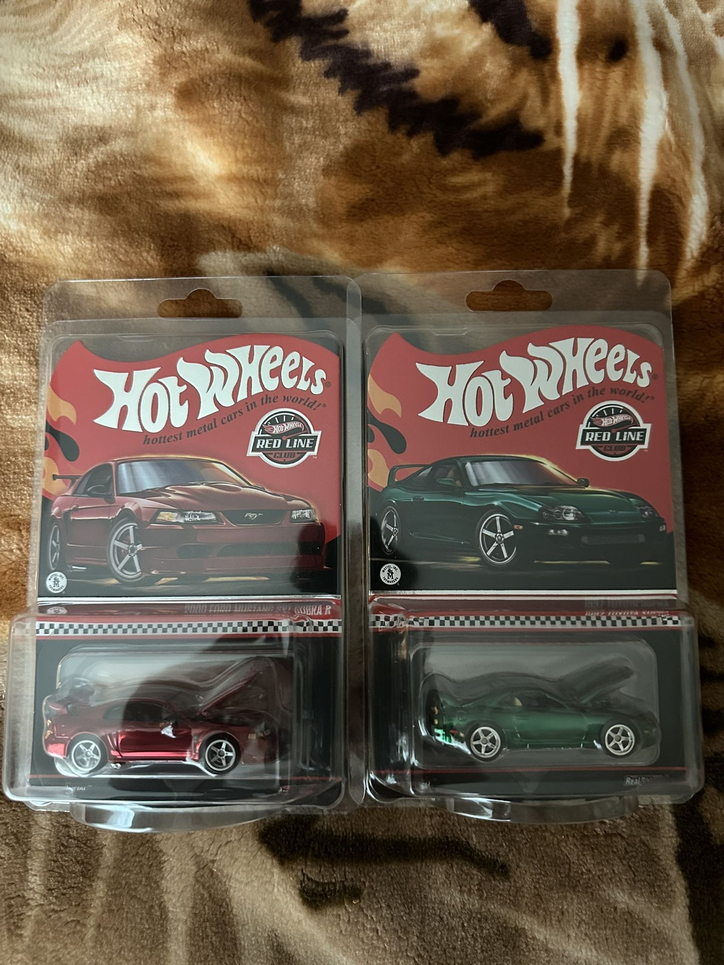 Hot Wheels RLC Ford Mustang SVT Cobra/Toyota Supra