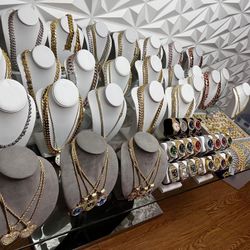 necklace, bracelets watches earrings rings and more msg me