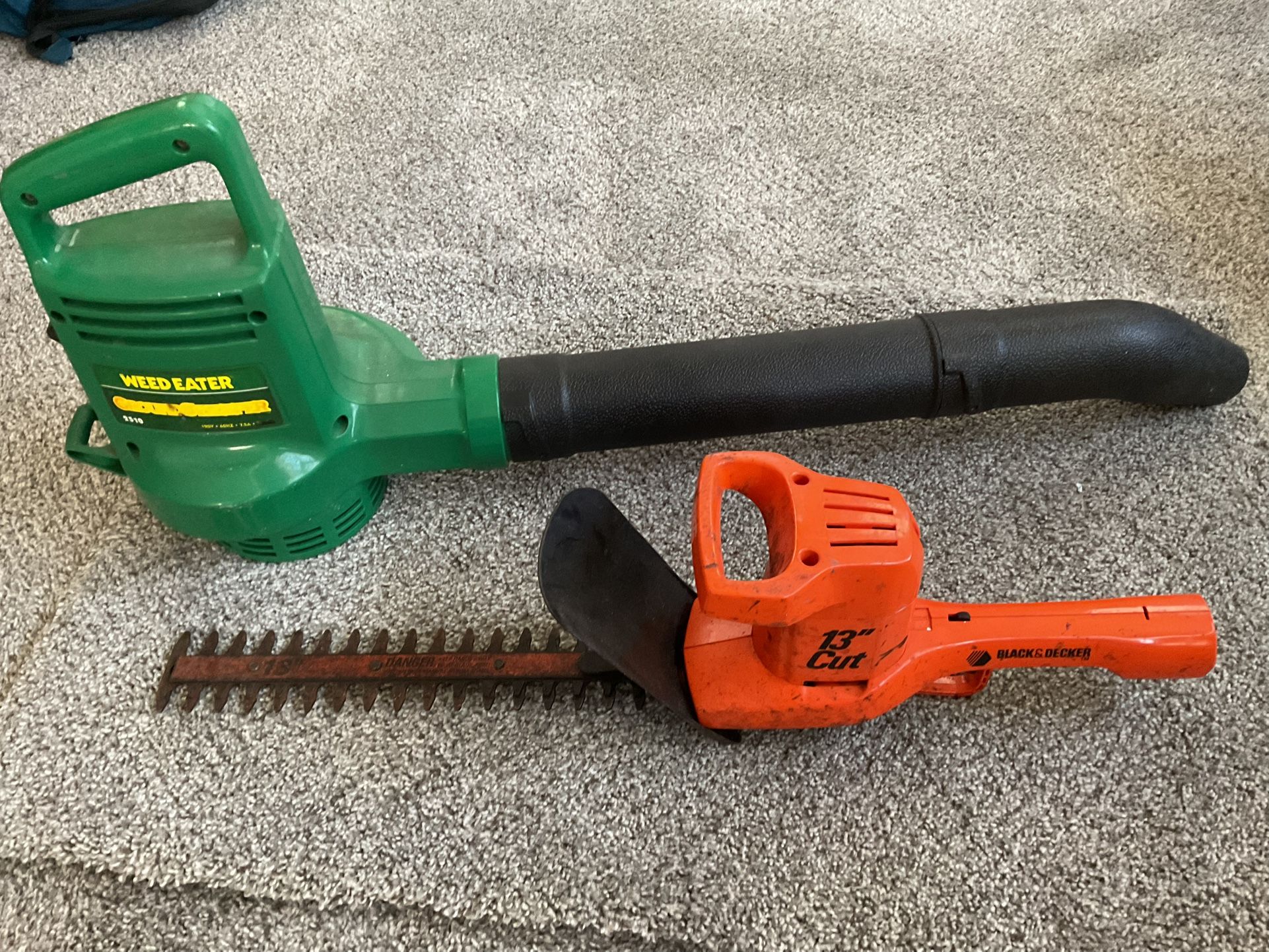 Electric Leaf Blower & Hedge Cutter