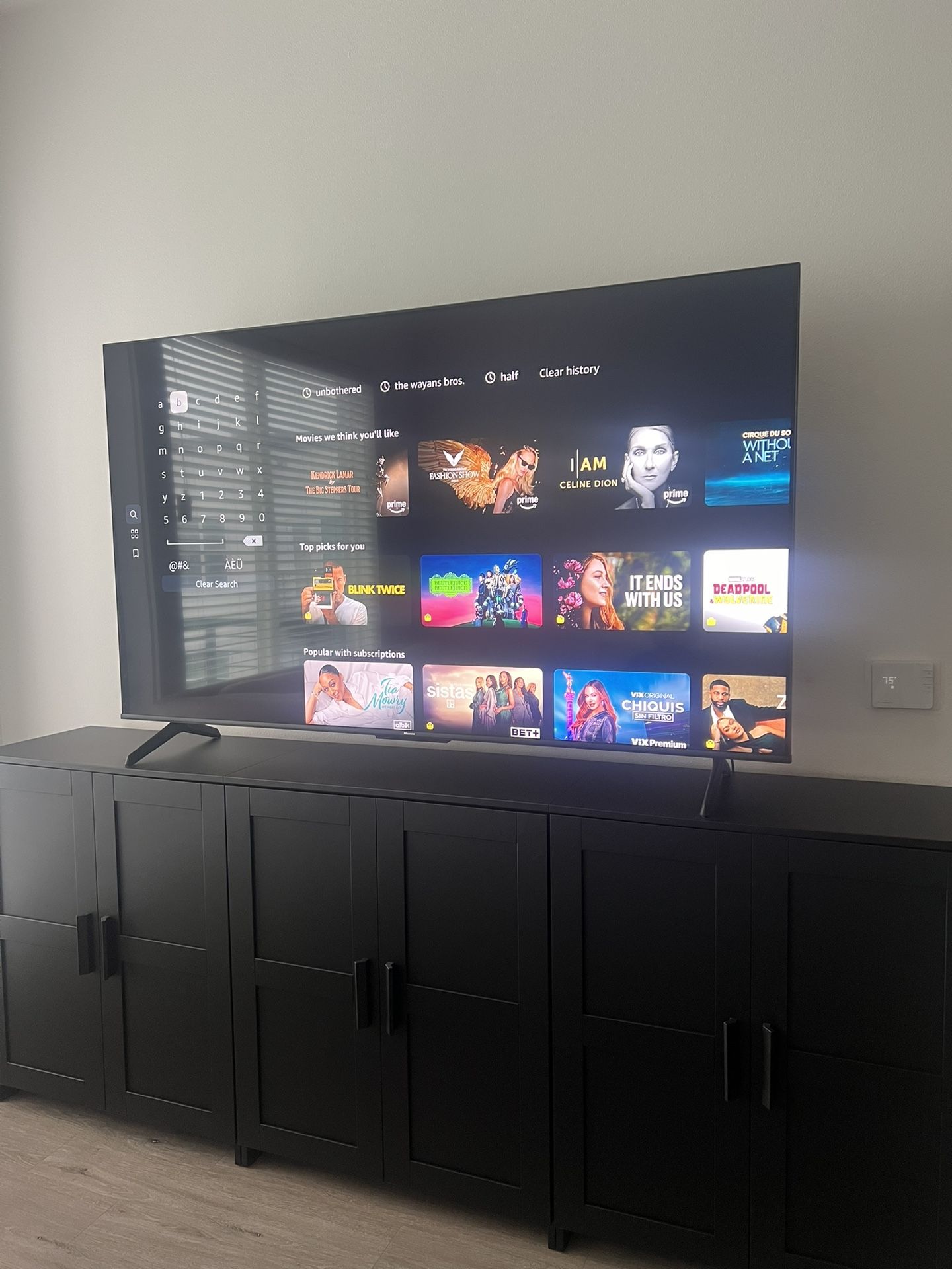 $500 OBO Hisense - 75" Class U6 Series Mini-LED 4K UHD