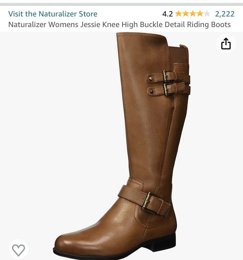 New Naturalizer Boots Size 9