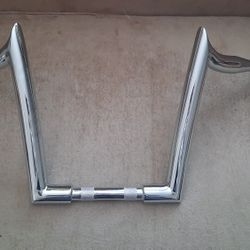 12" Meat Hook Chrome Ape Bars 