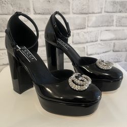 Gucci Patent Platform Heels