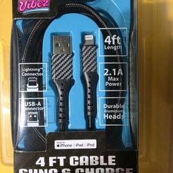 Car Vibez 4ft Charging Cable