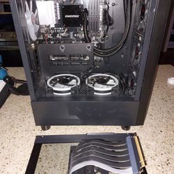 mATX Case, PSU, AIO, vertical mount