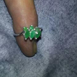 Sterling Silver Ring Real Stone.real Sterling silver.