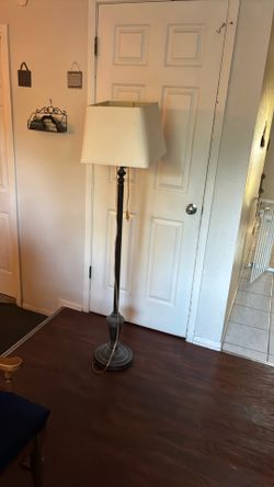 59” floor lamp with shade