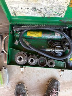 Greenlee 767 Hydraulic Knockout Punch Set
