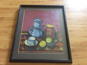 Framed kitchen art 19” x16”