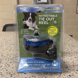 Dog Mount and Stake Retractable Leash 