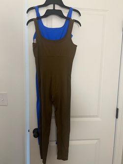 Ribbed Sleeveless Jumpsuit Unitard