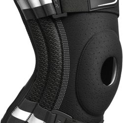 1296-NEENCA Professional Knee Brace for Knee Pain, Knee Support with Side Spring Stabilizers, Stability and Support for Arthritis, Meniscus Tear, ACL,